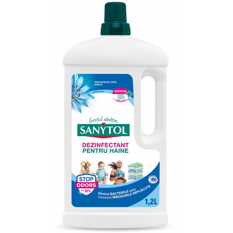 Sanytol - Dezinfectant pentru haine – Active Fresh - 1.2 litri