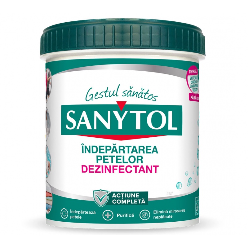 Sanytol - Dezinfectant pudra Indepartarea petelor - Haine Colorate - 450 grame