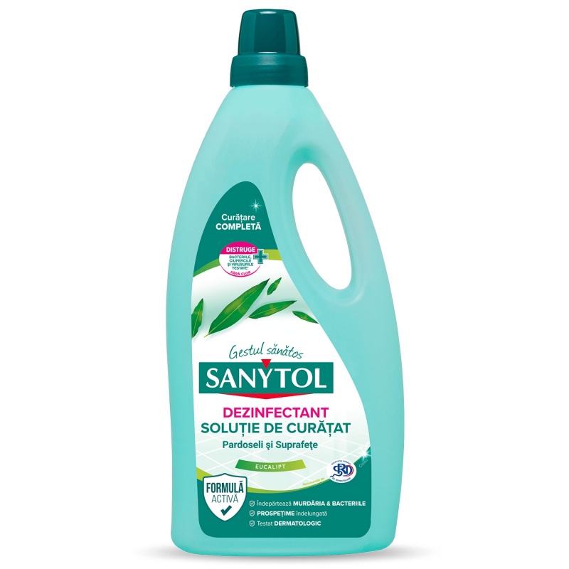Sanytol - Dezinfectant Solutie de Curatat Suprafete Eucalipt - 1 litru