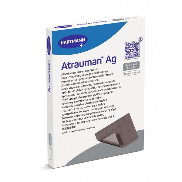 Atrauman AG - Pansament cu argint - 5 x 5 - 10 buc