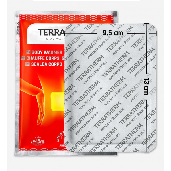 Plasture Termic pentru Corp - 9.5 x 13 cm - TerraTherm