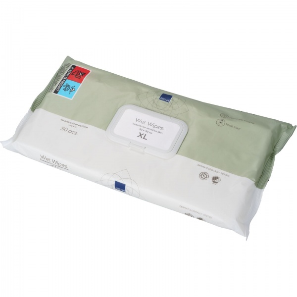 Abena - Servetele umede incontinenta - XL 30 x 30 cm - 50 buc