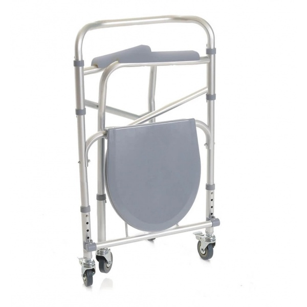 Scaun toaleta cu roti ajustabil pe inaltime - KY696
