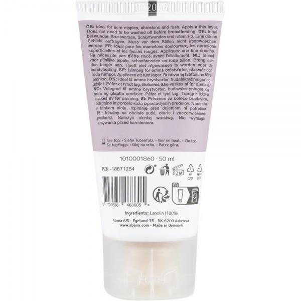 Crema Reparatoare cu Lanolina, fara coloranti si parfum - ABENA - 200 ml