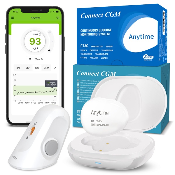 Senzor de Monitorizare Continua a Glicemiei - Anytime CT3