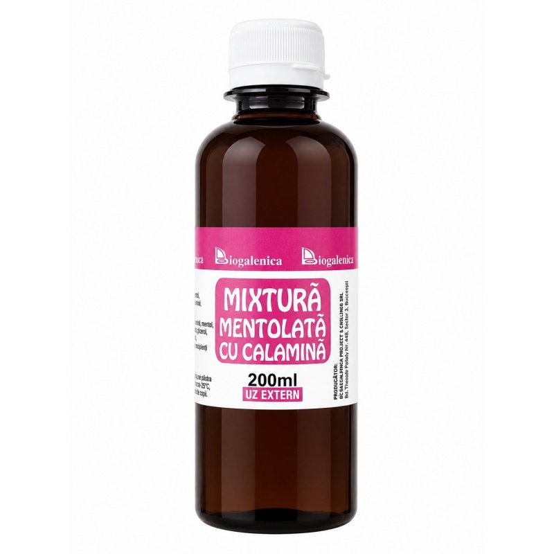 Mixtura mentolata cu calamina, 200 ml
