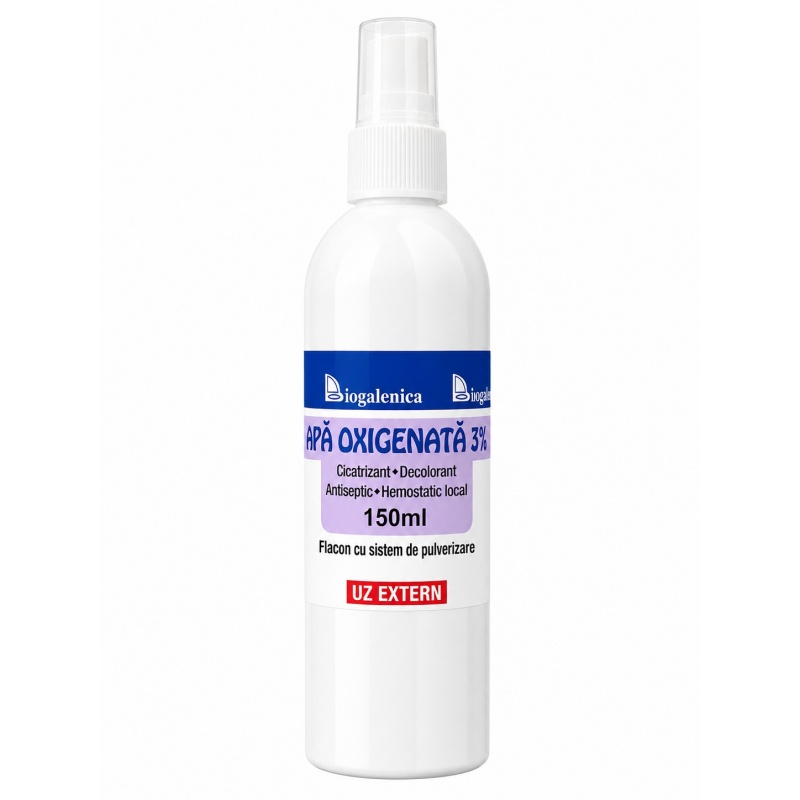 Apa oxigenata 3% cu pulverizator - 150 ml
