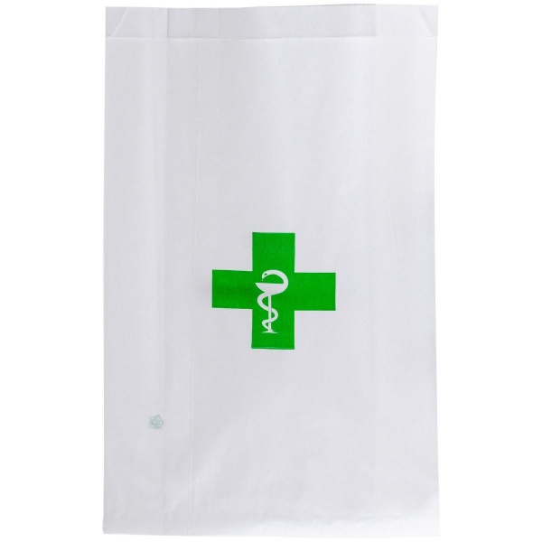 Pungi din Hartie pentru Farmacie - S ( 16 x 8.5 cm ) - 100 buc