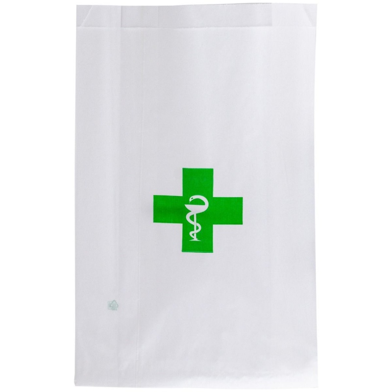 Pungi din Hartie pentru Farmacie - S ( 16 x 8.5 cm ) - 100 buc