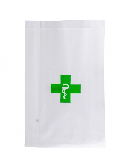 Pungi din Hartie pentru Farmacie - S ( 16 x 8.5 cm ) - 100 buc