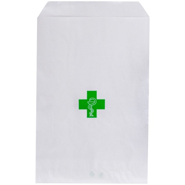 Pungi din Hartie pentru Farmacie - M ( 21 x 13 cm ) - 100 buc