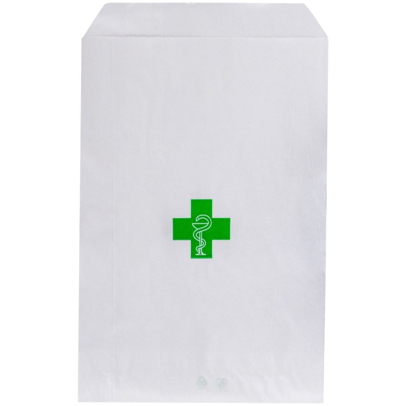 Pungi din Hartie pentru Farmacie - M ( 21 x 13 cm ) - 100 buc