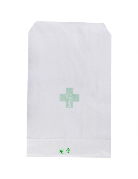 Pungi din Hartie pentru Farmacie - M ( 21 x 13 cm ) - 100 buc