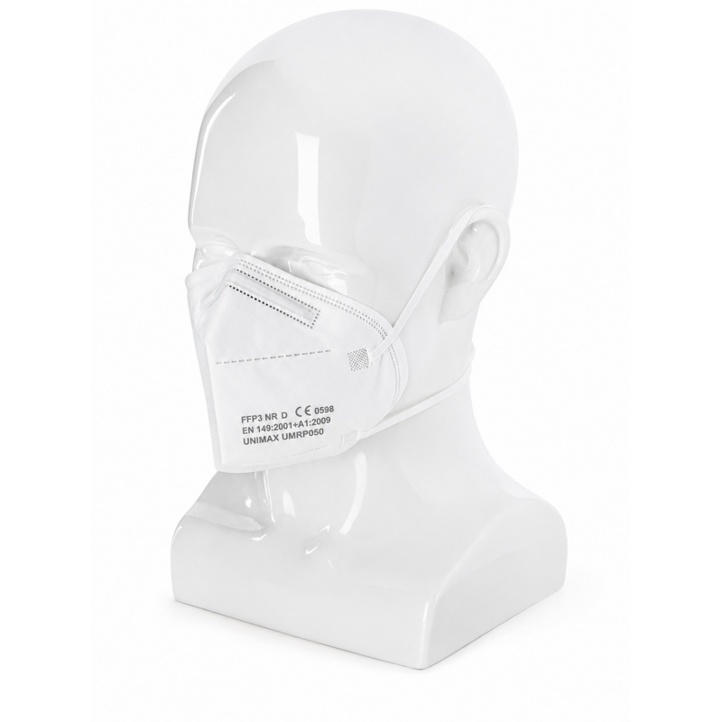 Masca semifiltranta FFP3 Mercator Protect Mask - alba - 20 buc