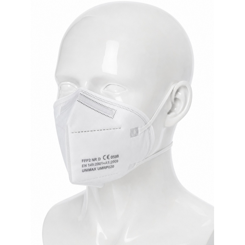Masca semifiltranta FFP2 Mercator Protect Mask - alba - 30 buc