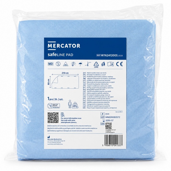 Aleza transfer pacient Mercator safeLINE PAD 80 x 210 cm, nesteril 2