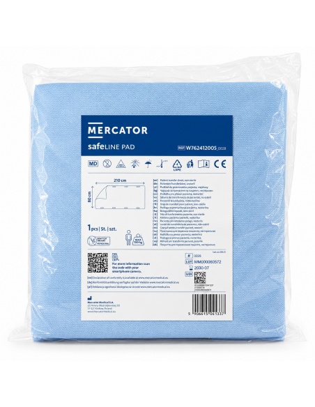 Aleza transfer pacient Mercator safeLINE PAD 80 x 210 cm, nesteril