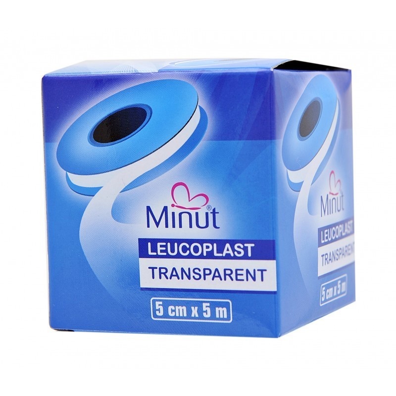 Leucoplast transparent Minut - 5cm x 5m