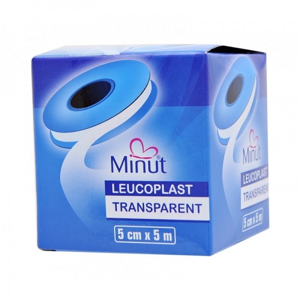 Leucoplast transparent Minut - 5cm x 5m