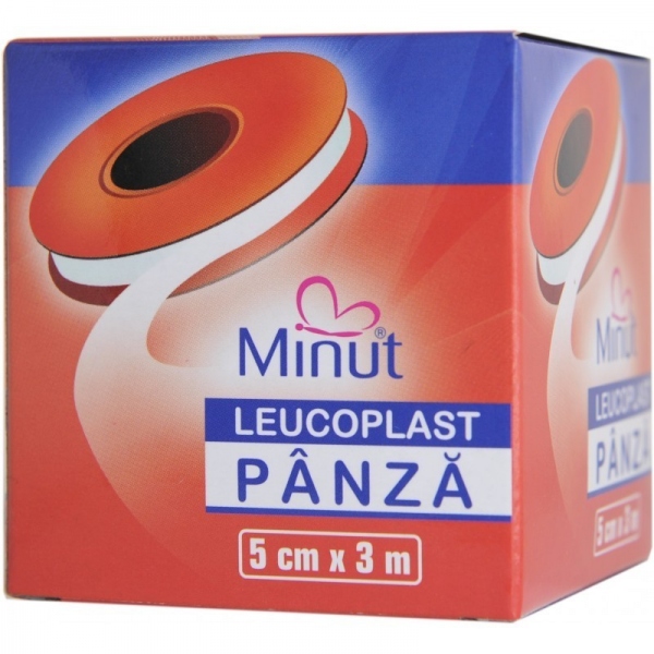 Leucoplast panza - 5 cm x 3 m - MINUT
