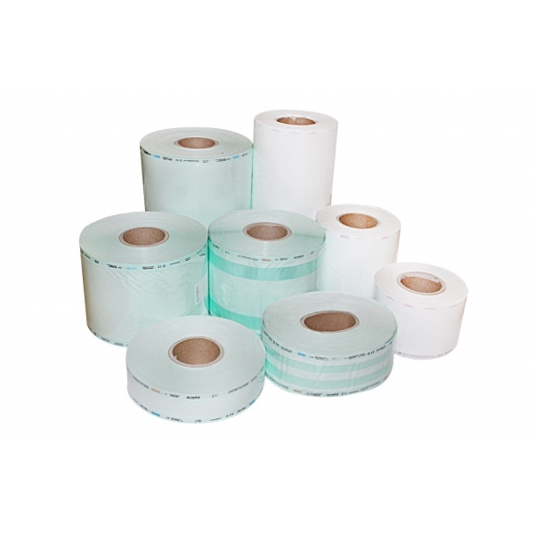 Pungi sterilizare cu pliu la rola - 300 mm x 80 mm x 100 m 2