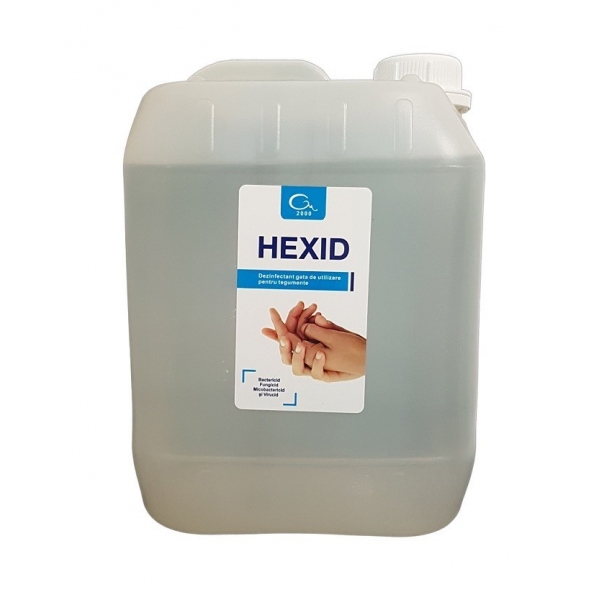 Dezinfectant maini si tegumente HEXID cu alcool - 5 litri
