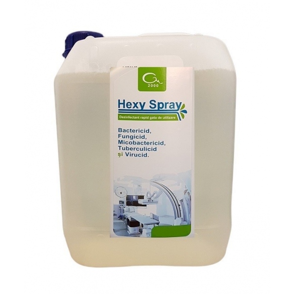 Hexy Spray - Dezinfectant suprafete solutie - 5 litri