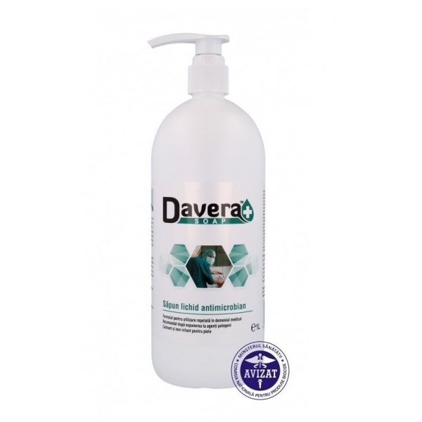 Davera Soap - Sapun lichid antimicrobian - 1 litru