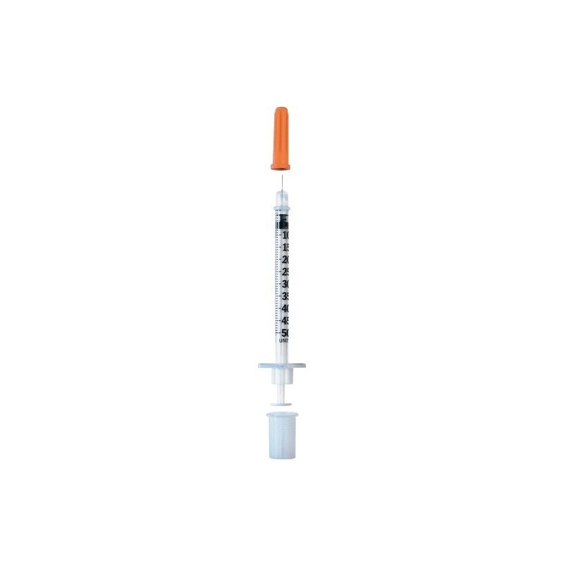 Seringi insulina 0.5 ml cu ac incastrat 30G - BD Micro Fine Plus - 100 buc