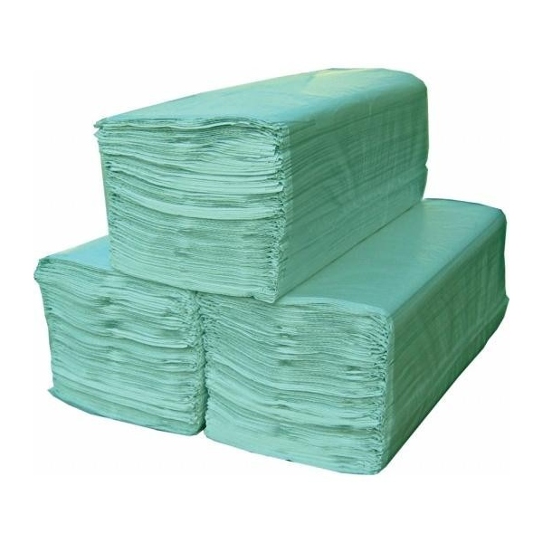 Prosop Hartie Pliat Verde - ECO - 20 pachete 2