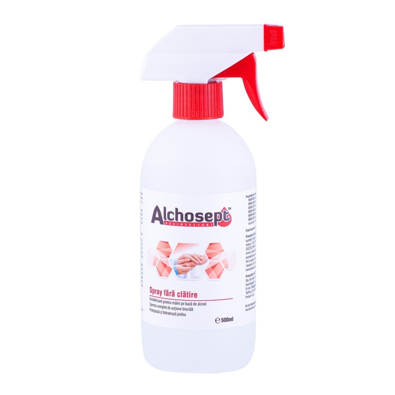 Alchosept - Dezinfectant maini si tegumente pe baza de alcool - 500 ml
