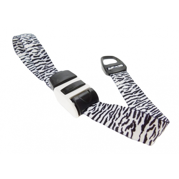 Garou, banda elastica cu dispozitiv de strangere - cu desene zebra