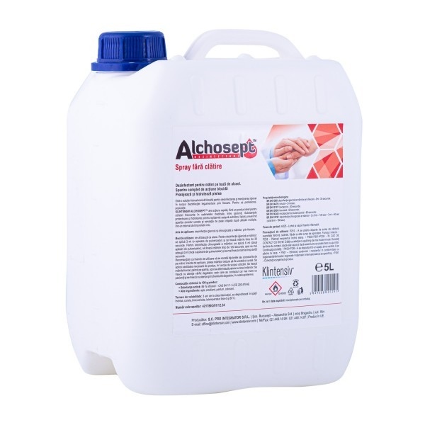 Alchosept - Dezinfectant maini si tegumente pe baza de alcool - 5 litri