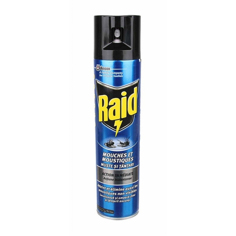 Raid spray impotriva mustelor si tantarilor - 400 ml