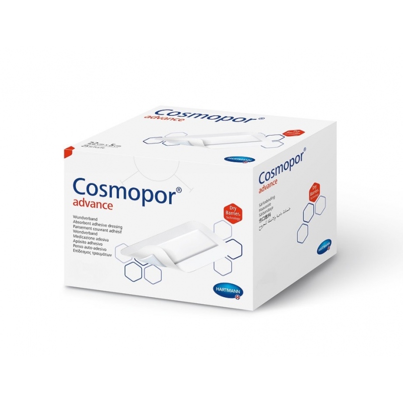Cosmopor Advance - plasturi sterili - 35 x 10 cm - 10 buc