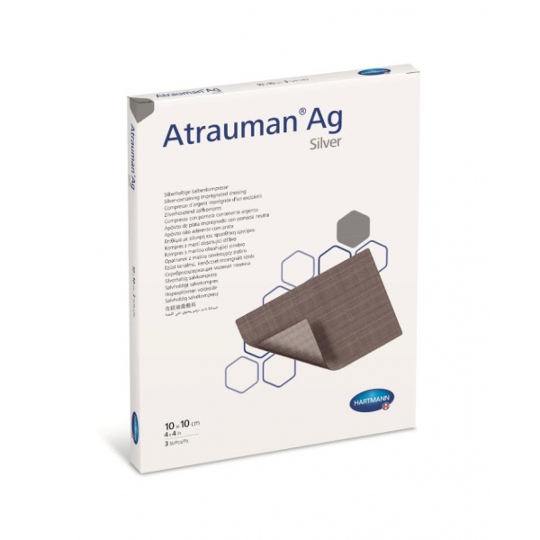Atrauman AG - Pansament cu argint - 10 x 10 - 10 buc