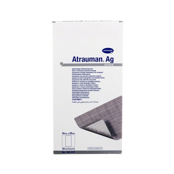 Atrauman AG - Pansament cu argint - 10 x 20 cm - 10 buc