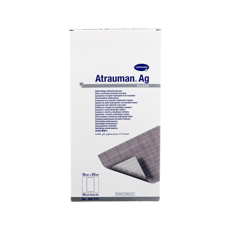 Atrauman AG - Pansament cu argint - 10 x 20 cm - 10 buc