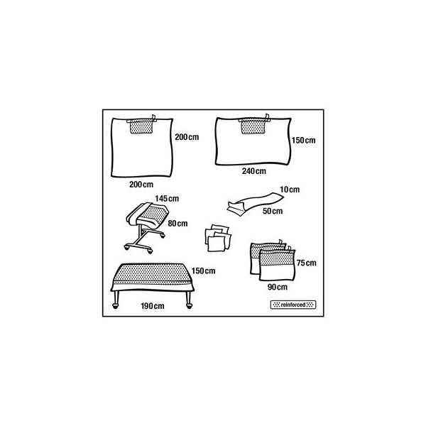 Foliodrape Protect - Set chirurgical universal III ranforsat 2