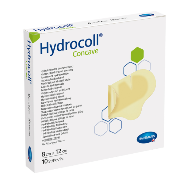 Hydrocoll Concave - Pansament cu hidrocoloid - 8 x 12 cm - 10 buc