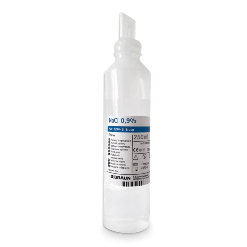 Φυσιολογικό αλατούχο ορός NaCl - 250 ml