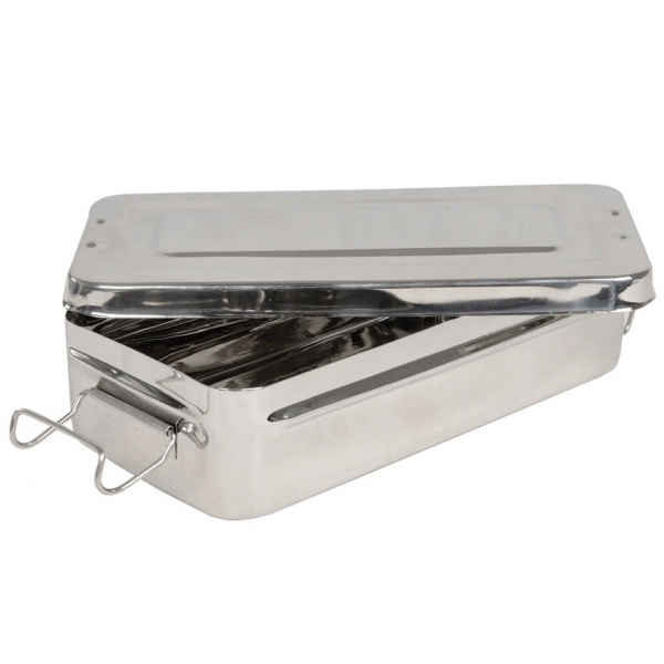 Cutie pentru instrumentar medical cu manere - 36 cm 2