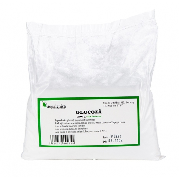 Glucoza (dextroza) - 200 g