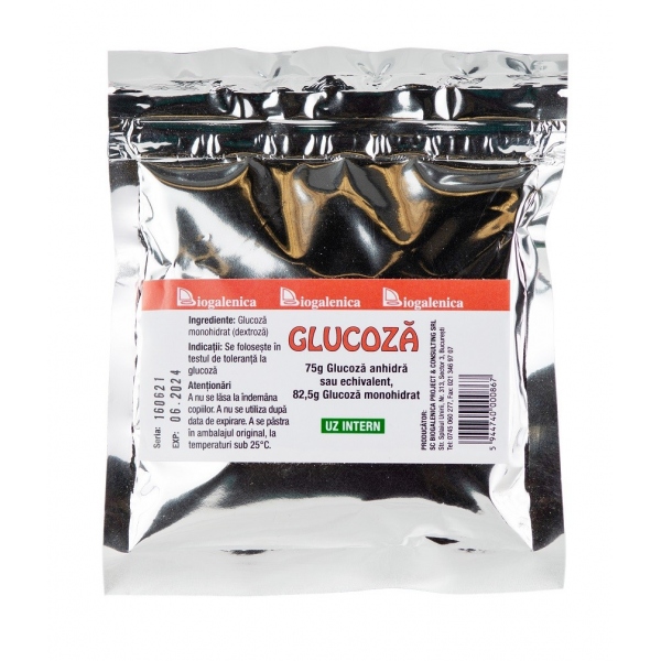 Glucoza (dextroza) Test pentru glicemie provocata - 75 g