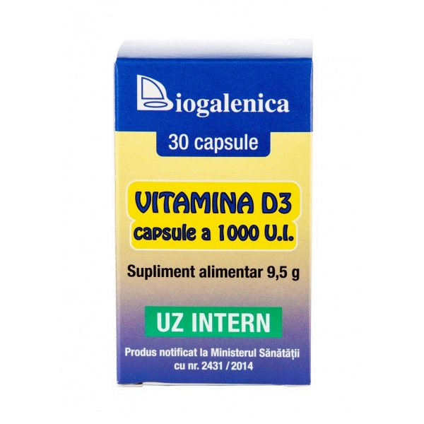 Vitamina D3 - 30 capsule 2