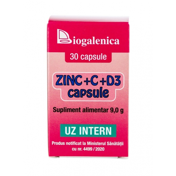 Zinc + C + D3 - 30 capsule