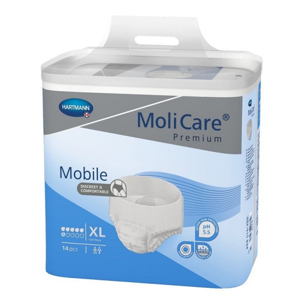 MOLICARE Premium Mobile XL - Chilot incontinenta - 14 buc