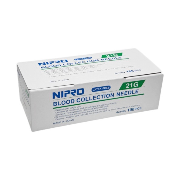 Ace vacutainer 21G - NIPRO Japonia - 100 buc