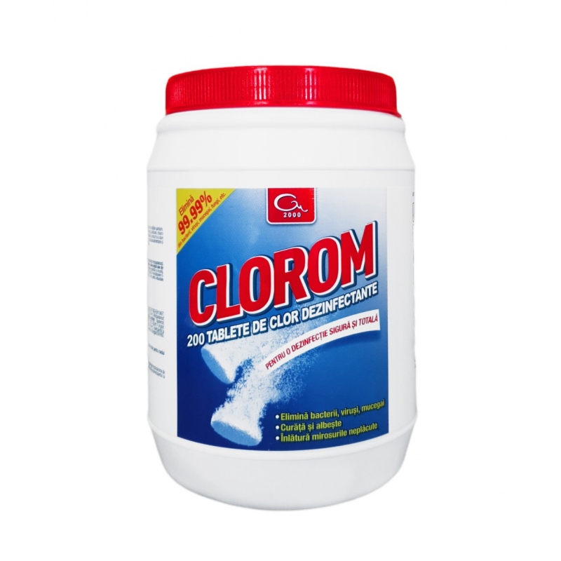 Dezinfectant clorigen CLOROM - 200 Tablete