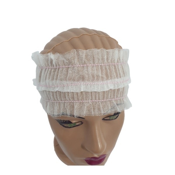 Bentite de unica folosinta cu elastic pentru sustinerea parului - 100 buc 2